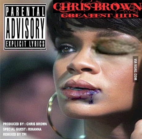 rihanna greatest hits chris brown album cover