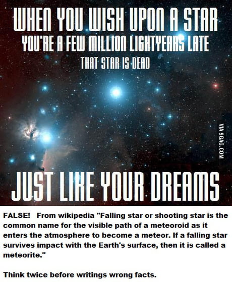 Leave Me At Least Shooting Stars 9gag