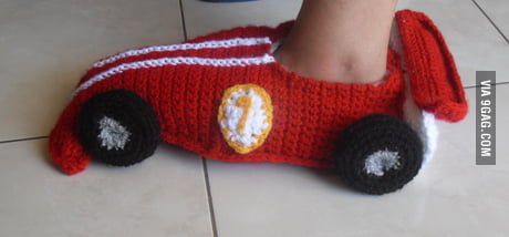 race car slippers