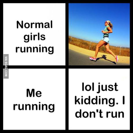 Girl running without bra - 9GAG