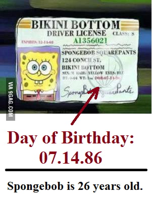 Spongebob age online