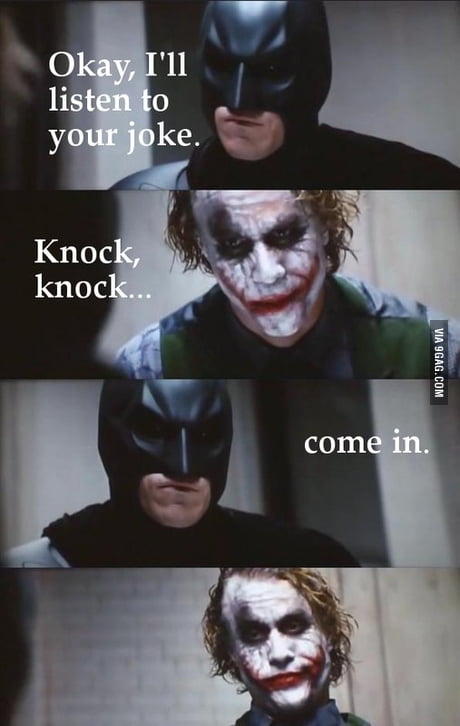 Batman jokes the Joker - 9GAG