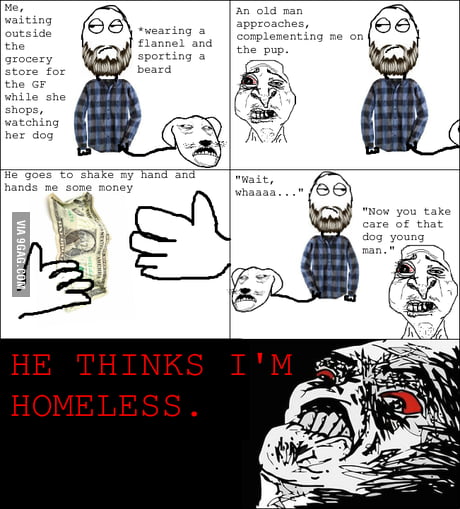 The difference between a homeless person and a hipster - 9GAG