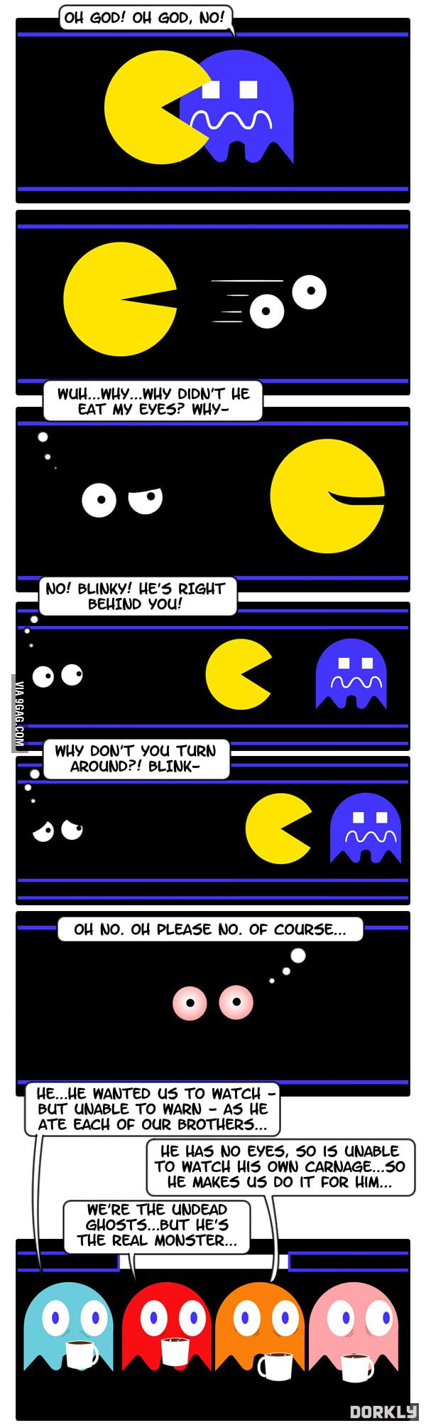 Pac-Man is actually horrifying - 9GAG