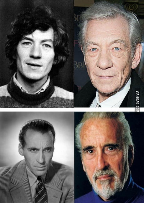 Ian Mckellen And Christopher Lee When They Were Young 9gag