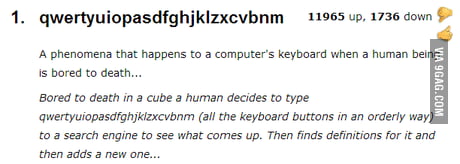 When you get so bored that you type Qwertyuiopasdfghjklzxcvbnm