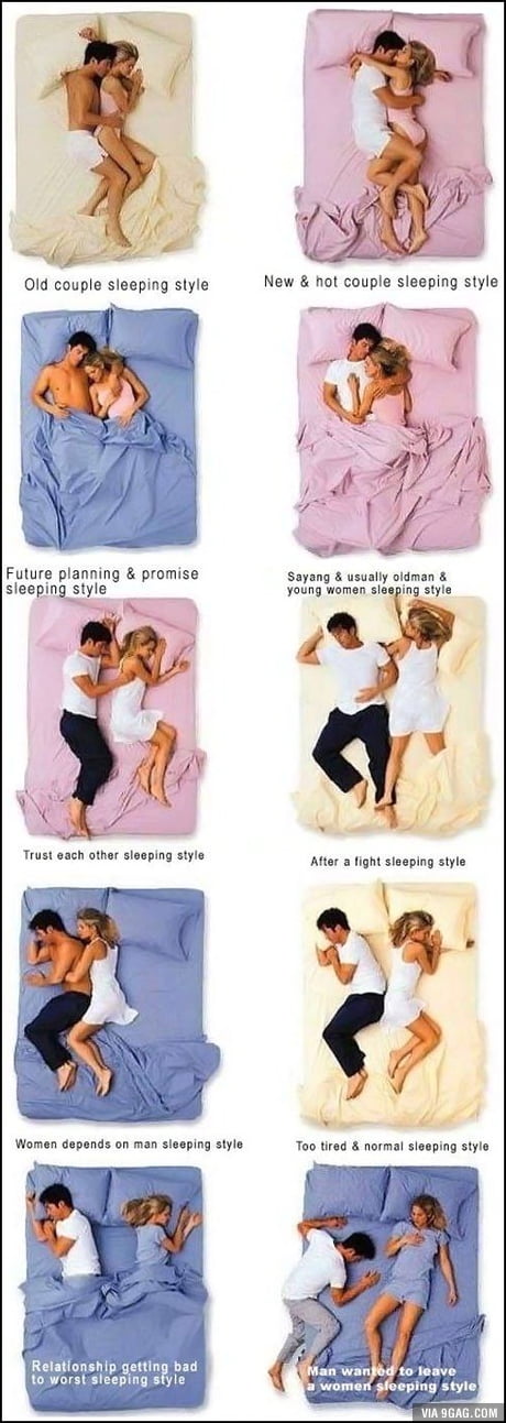 Couples sleeping together funny