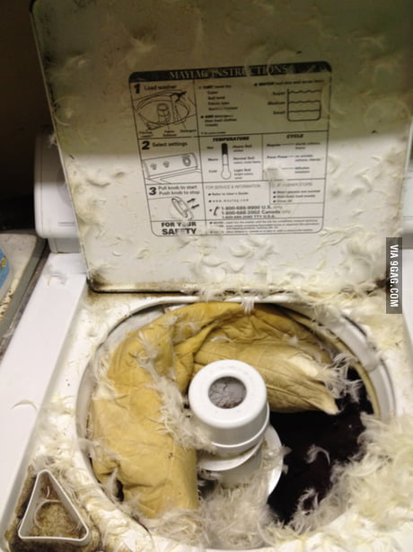 can feather pillows be washed