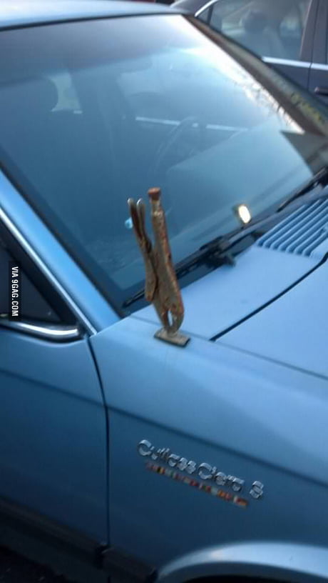 Novelty shop car antenna