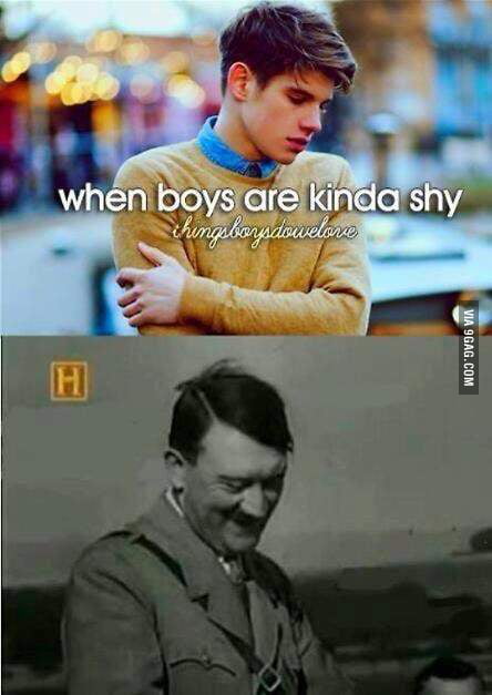 Shy Hitler 9gag