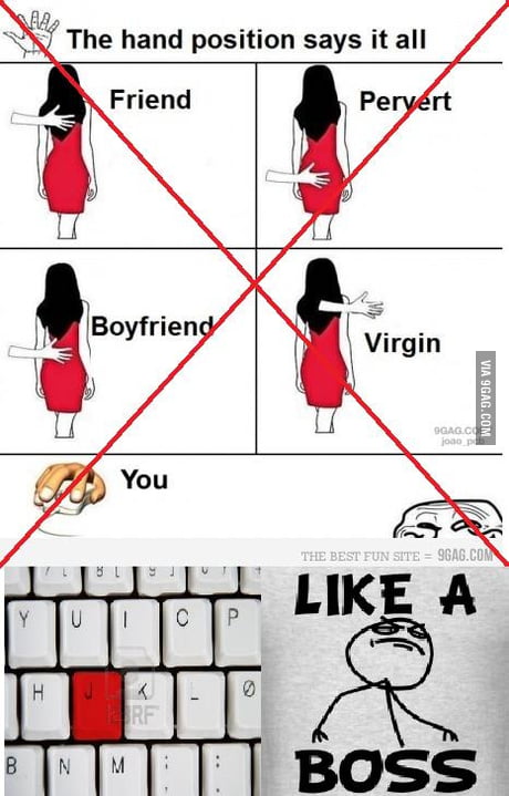 Memes Hand Position The Hand Position Says It All..Fixed: Use 9gag