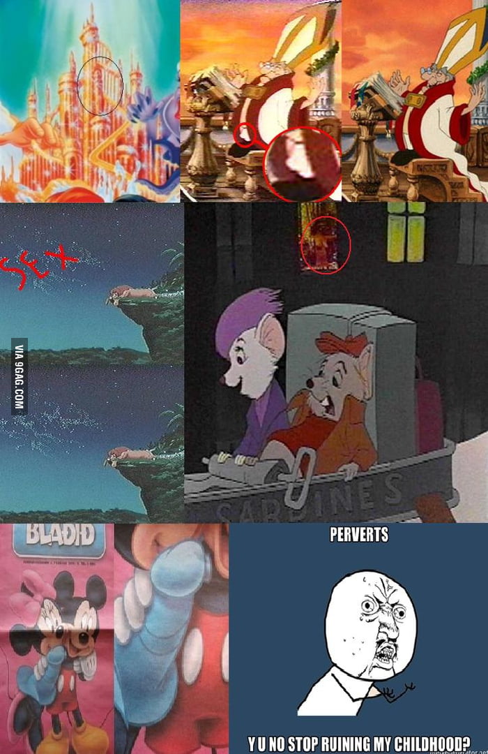 Disneys Subliminal Messages 9gag 