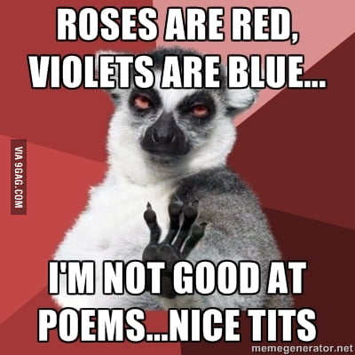 Roses are red, I've seen a quad-breast. it's when a small bra holds them so  pressed - 9GAG