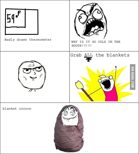 Blanket cocoon 9GAG