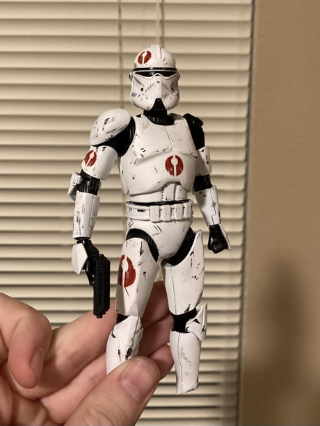 Bandai clone trooper sales model kit custom