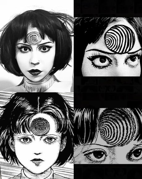 Azami Kurotani “Spiral Girl” from Uzumaki - 9GAG