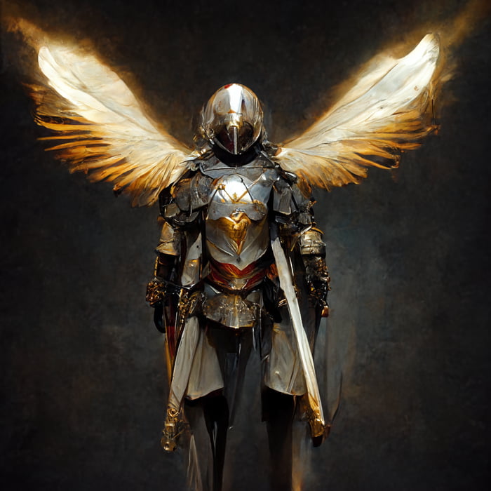 AI Generated Archangel Michael - 9GAG