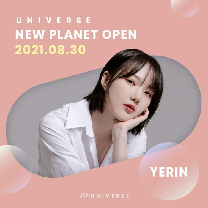 Photo : Yerin will join the app Universe on August 30th