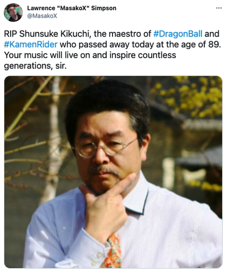 Dragon Ball' Music Composer, Shunsuke Kikuchi, Dead at 89 - Okayplayer