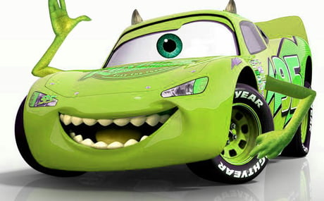 lightning mcqueen and mike wazowski