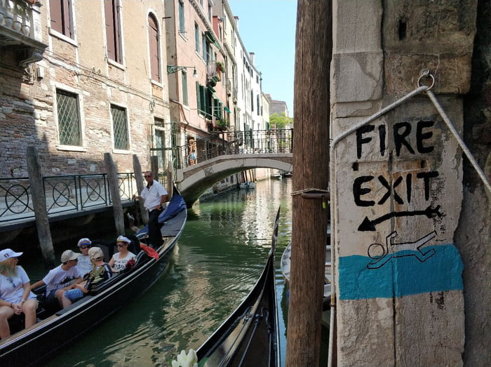 Safety in Venice...