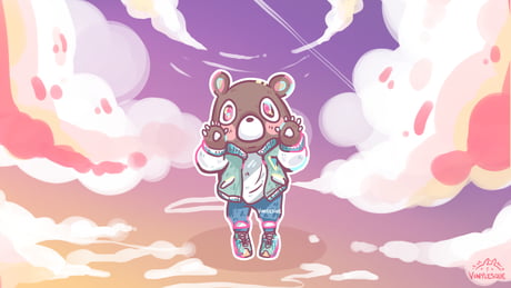 Kanye West Dropout bear  Kanye west wallpaper Kanye west bear Kanye