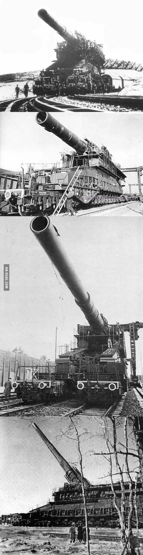 Shell of the Schwerer Gustav Railway Gun. - 9GAG