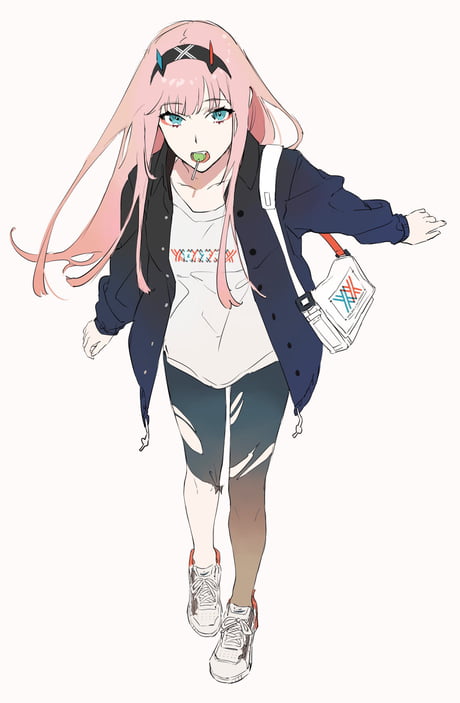 Zero Two In Street Style Is Cute As Hecc 9gag