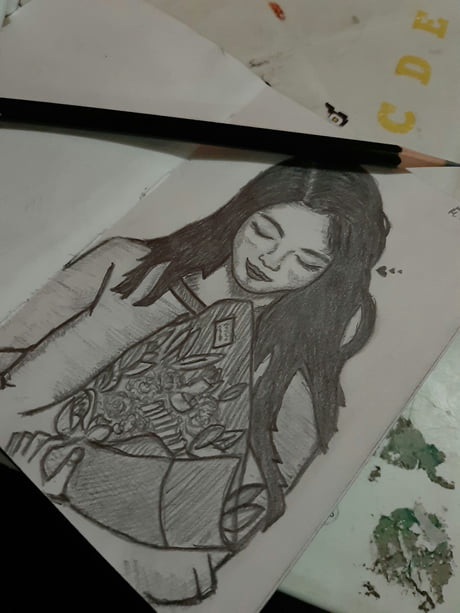 JENNIE colored pencil drawing | Kim Jennie Amino