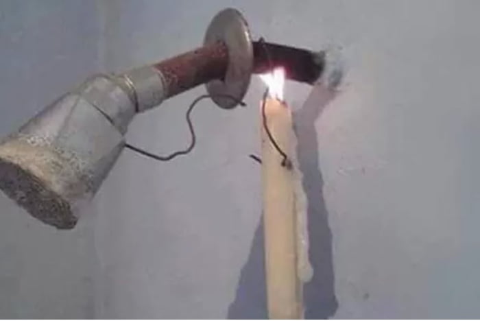 The water's cold again? No problem comrade!