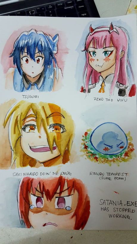 Some Watercoloring I Did A Few Weeks Ago 9gag