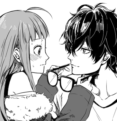 posting persona pics daily day 383 p5 futaba and joker 9gag