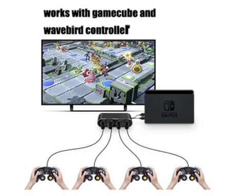 mario party switch with gamecube controller
