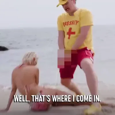 Naked People Peeing At The Beach - Vince Amico - Jellyfish Sting Piss Paramedic - 9GAG