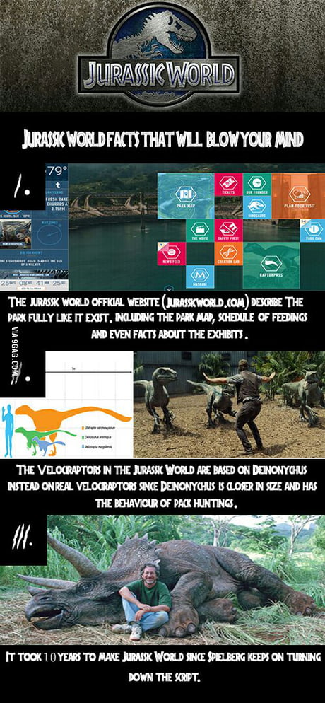 Jurassic World Facts Tell Me If You Want More 9gag