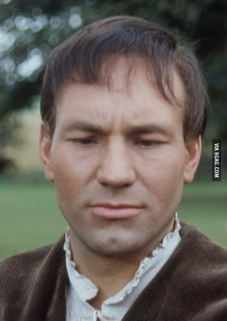 Patrick Stewart (Captain Picard, Prof. X) actually had hair at some point  (1969, to be exact)! (BBC's Civilisation) - 9GAG