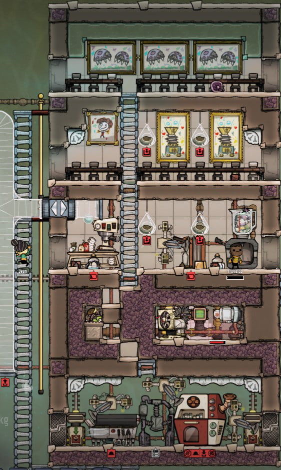 Oxygen not included Food storage + Great hall 9GAG
