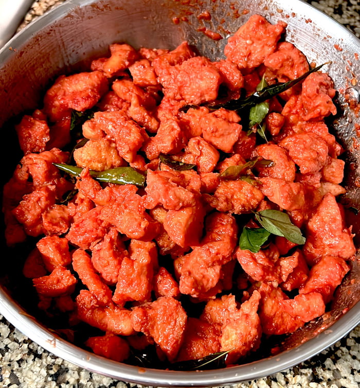 Soft, spicy and juicy Chicken 65! (South Indian) 9GAG