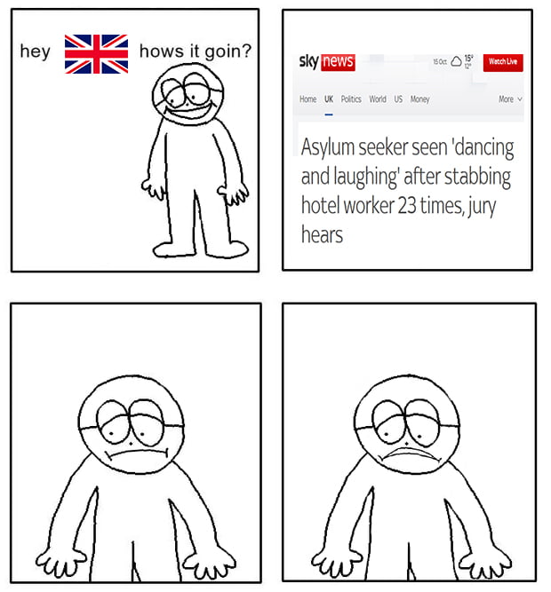 Brits are cooked