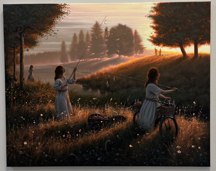 I just finished this painting today . It’s an acrylic painting , that I painted . It’s 80x100 cm and I hope you like it .