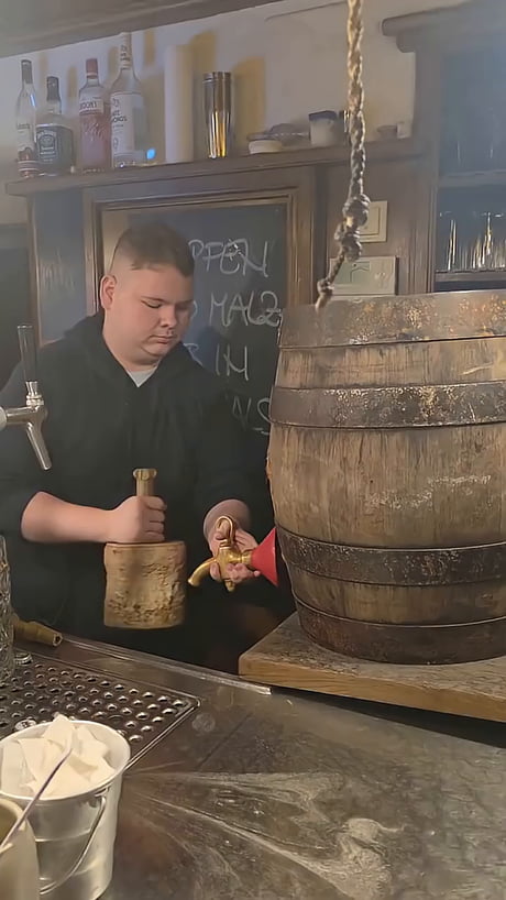 This is how you tap a keg