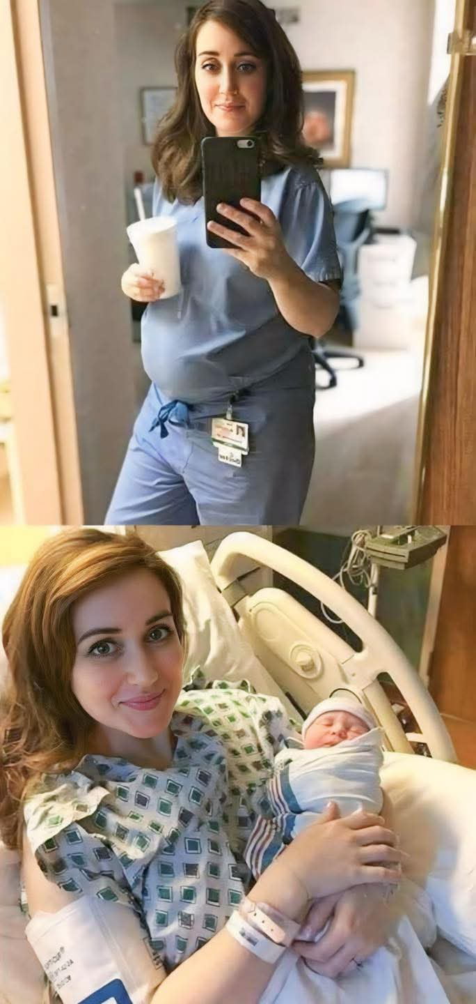 Dr. Amanda Hess, while in the hospital about to give birth, heard of a nearby emergency where a baby’s life was in danger and the doctor wasn’t there. She got off her own bed, delivered the baby safely, then returned to give birth to her own child.