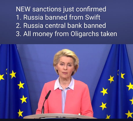 No more money for Russia.