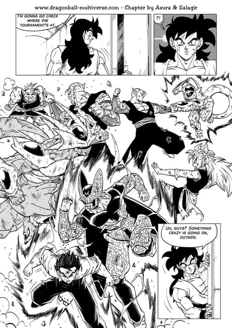 Resultado de imagem para dragon ball multiverse manga