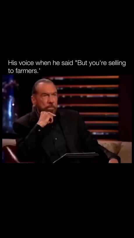 His face..He literally cannot understand the greed