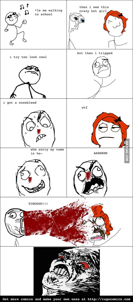 My first attempt at rage comics - 9GAG