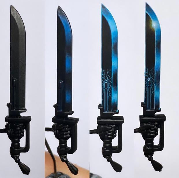Blue NMM Power Sword step by step