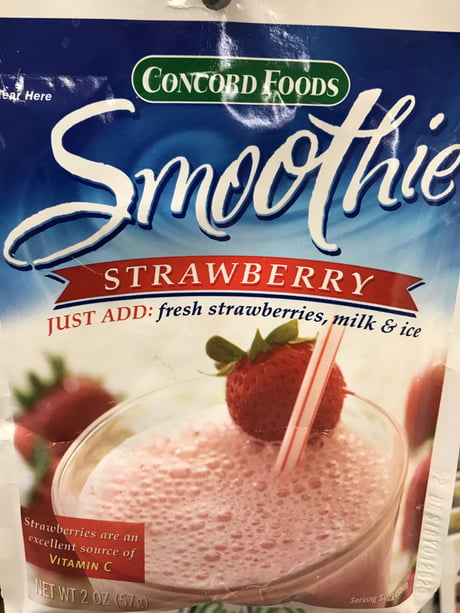 Concord Foods Strawberry Smoothie Mix