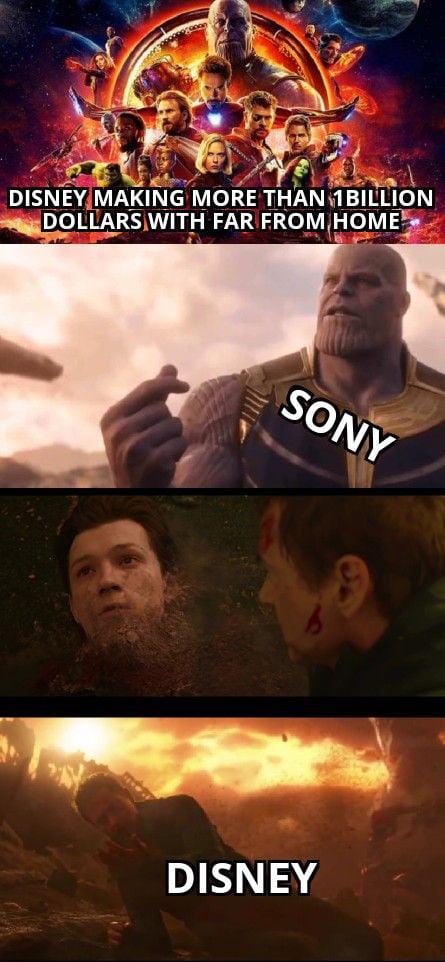 Guess Disney has to buy Sony now - 9GAG