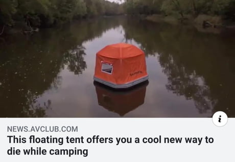 So close to water camping